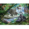 Image de Puzzle de 100 pièces XXL Les animaux de la jungle Ravensburger 335x231x37 mm
