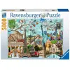 Image de Puzzle 5 000 pièces Carte postale des monuments Ravensburger 433x301x74 mm