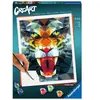 Image de Coloriage Ravensburger CreArt Polygon Tiger 24x30cm 24x30 cm