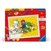 Image de Kit Peinture par Numéros Ravensburger Super Mario CreArt Kids 18x24 cm avec Cadre et Acryliques