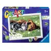 Image de Kit de peinture par numéros Ravensburger CreArt Sleeping Cats and Dogs acrylique