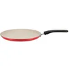 Image de Crêpière GSW 26 cm Aluminium Antiadhésif Induction Silicone Rouge