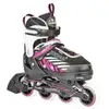 Image de Patins en ligne HUDORA Mia pour enfants, pointures 29-32, Noir et Lilas