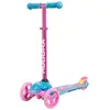 Image de Patinette HUDORA Flitzkids 2.0 3 roues 50 kg Mancheron réglable Bleu/Rose