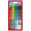 Image de Rotulador STABILO Pen 68 10 couleurs multicolores pointe ronde 1 mm hexagonal