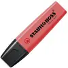 Image de Rotulador STABILO BOSS ORIGINAL Rouge Recargable Pointe Biseautée