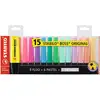 Image de STABILO Boss Original 15 marqueurs fluorescents