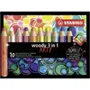 Image de STABILO Woody Arty 10 Lápices Multitalento y Sacapuntas