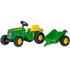 Image de Rolly Toys rollyKid Tracteur à pédales John Deere à 4 roues avec remorque (offre) - Rolly Toys 012190