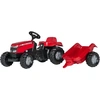 Image de Rolly Toys rollyKid Massey Ferguson tracteur à pèdales à 4 roues avec remorque - Rolly Toys 012305