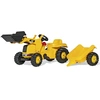 Image de Rolly Toys RollyKid Tracteur à p&eactute;dales CAT avec chargeur frontal et remorque - Rolly Toys 023288