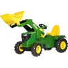 Image de Jeux de voiture - Farmtrac JD 6210R, RollyTrac chargeur, pn souples Rolly Toys TU