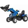 Image de Jeux de voiture - New Holland + Chargeur + Pneus Pneumatiques Rolly Toys TU