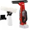 Image de Nettoyeur de fenêtre Einhell BRILLIANTO 18V 28 cm Noir Rouge