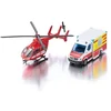 Image de Modèle réduit SIKU SUPER Mercedes-Benz Ambulance et Hélicoptère 1:87