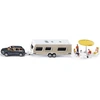 Image de Siku 2542 Voiture avec caravane, salon de jardin et figurines - Siku 2542