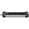Image de Multiprise Brennenstuhl Premium-Alu-Line 6 Prises Interrupteur Protection Montage mural