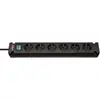Image de Brennenstuhl Bremounta Multiprise 6 prises avec interrupteur et option de montage 3 m Noir