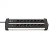 Image de Multiprise Brennenstuhl Premium-Alu-Line 16 prises avec 2 interrupteurs, câble 3 m, fixation murale