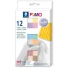Image de Pâte à modeler Staedtler FIMO 8023 C 12 couleurs variées
