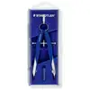 Image de Compas Staedtler Mars comfort 556 bleu acier inoxydable avec accessoires