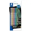 Image de Staedtler Design Journey - Blister de 5 Marqueurs Métalliques à Pointe Fine