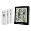 Image de Bresser Temeo Hygro Quadro Station Thermomètre et Hygromètre Noir + 3 Capteurs