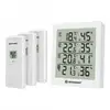 Image de Bresser Temeo Hygro Quadro Station Thermomètre et Hygromètre Blanc + 3 Capteurs
