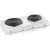 Image de Poêle de table double, 2500 W. Blanc Severin Dk 1042