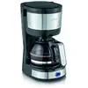 Image de Cafetière filtre, carafe en verre 4 tasses Severin Ka 4808 acier inoxydable/noir 750 W