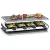 Image de Appareil à Raclette Avec Pierre Naturelle Severin Rg 2374 Inox 1500 W