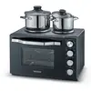 Image de Severin To 2074 - Four Grille-Pain Avec Plaques De Cuisson 2500 W 30 L Noir