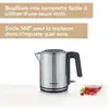 Image de Bouilloire Severin WK 3489 Compact 1 L 2400 W Inox Noir