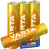 Image de Pile Varta AAA Alcaline 1,5 V Or et Jaune Pack de 4