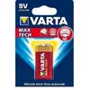 Image de Pile Varta 9V Alcaline 1 piece Orange Rouge Prismatic