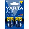Image de Pile Alcaline AA Varta Longlife Power Pack de 4 pièces