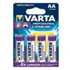 Image de Pile AA VARTA 4x Lithium 1,5 V 2900 mAh Argent Blister
