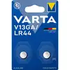 Image de Pile bouton Varta 04276 LR44 Alcaline 1.5V 2 pieces