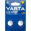 Image de Varta Pack 2 Piles Bouton Lithium CR2032 3V