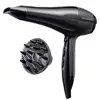 Image de Sèche-cheveux Ionique Professionnel Remington Pro-Air AC5999 2300W 3 Températures 2 Vitesses avec Accessoires Noir