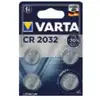 Image de Pile bouton Varta CR2032 Lithium 3V Pack 4 unités