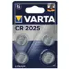 Image de Pile bouton Varta CR2025 3V 160 mAh 4 unités