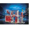 Image de Jeux de construction casèrne de pompiers et hélico Playmobil 50x9,3x58,5 cm