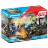 Image de Set de jouet Playmobil City Action 70817 Police Multicolore avec véhicule
