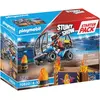 Image de Pack de jeux de construction stuntshow avec rampe Playmobil Starter 25x19x9 cm