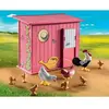 Image de Figurine Agricultrice Et Poulailler Playmobil 18,7x9,5x14,2 cm
