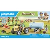 Image de Jeux de simulation fermier et tracteur et citerne Playmobil 18,7x9x34,8 cm