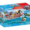 Image de Jeux d'extérieur bateau pompier et scooter des mers Playmobil 18,7x9,2x24,8 cm