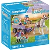 Image de Jeux de construction enfants + caleche et poney Playmobil 14,2x4,1x14,2 cm