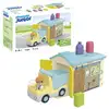 Image de Camion avec Garage Playmobil Junior Action Aventure 1-4 ans